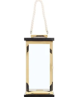 Lampion BORNEO Metal 41 cm Mosiężny