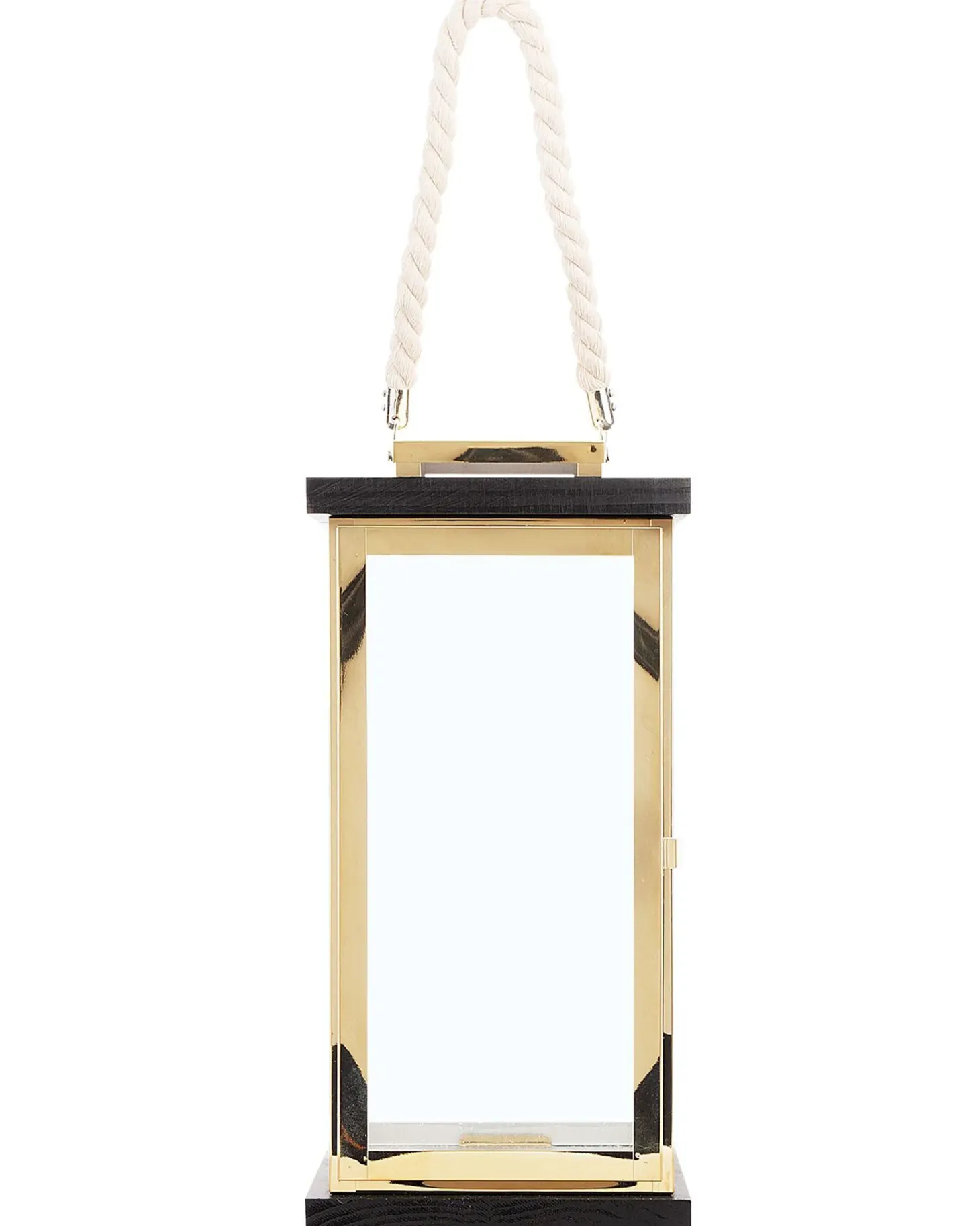 Lampion BORNEO Metal 41 cm Mosiężny