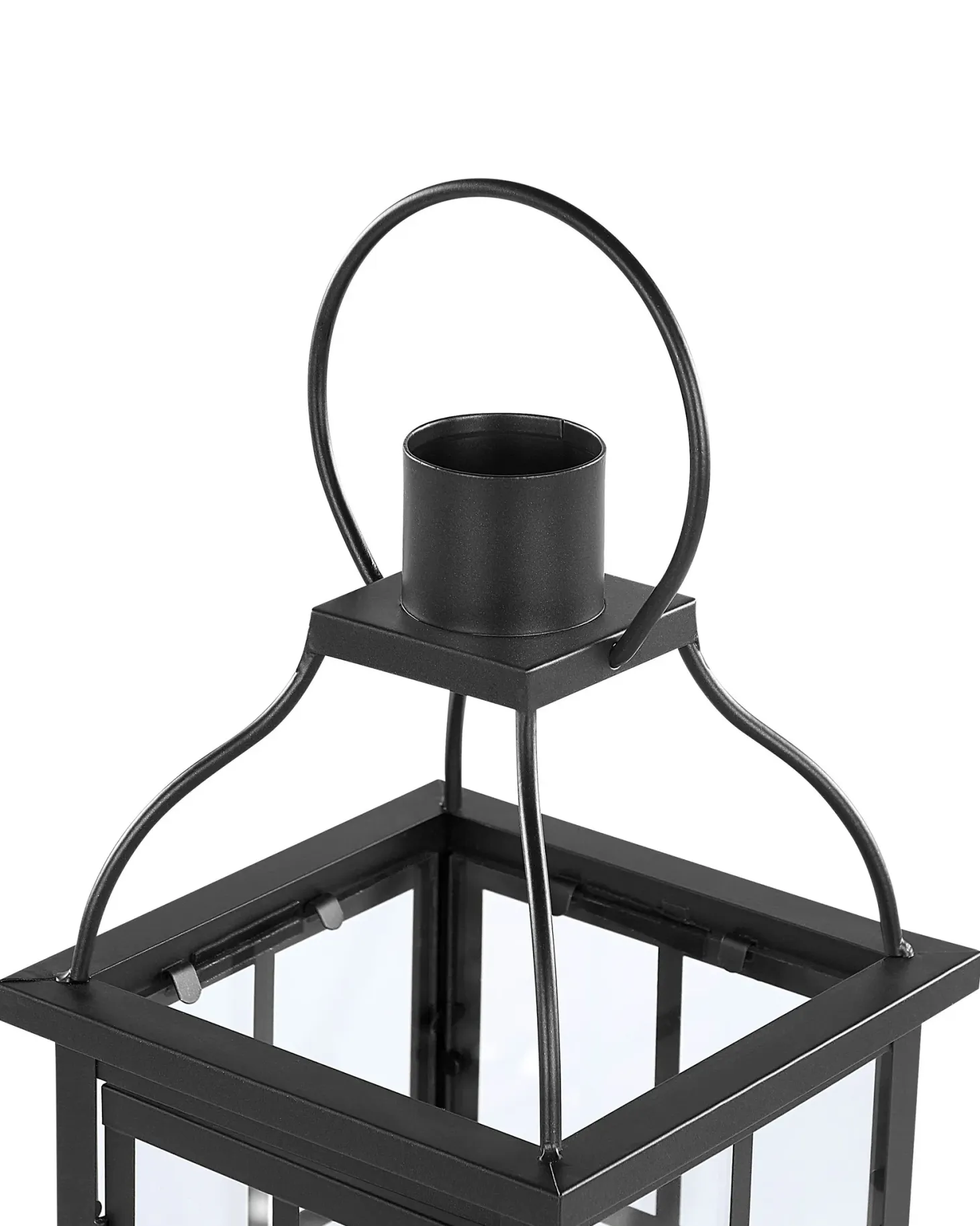 Lampion CLARA Metal 42 cm Czarny