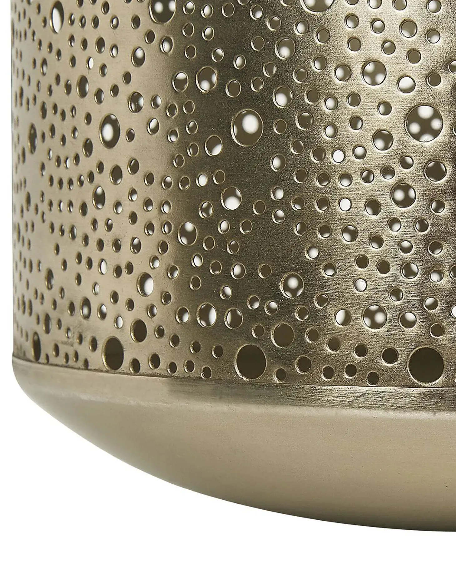 Lampion CORFU Metal 22 cm Złoty