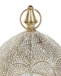 Lampion LAESO Metal 33 cm Złoty