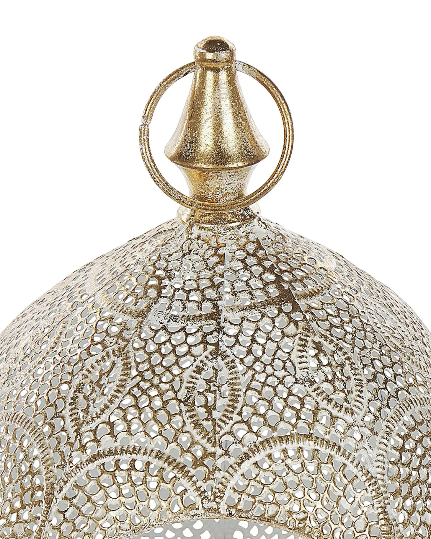 Lampion LAESO Metal 33 cm Złoty