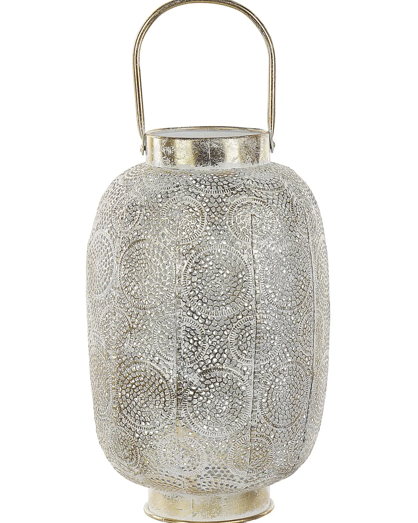 Lampion LANTAU Metal 40 cm Złoty