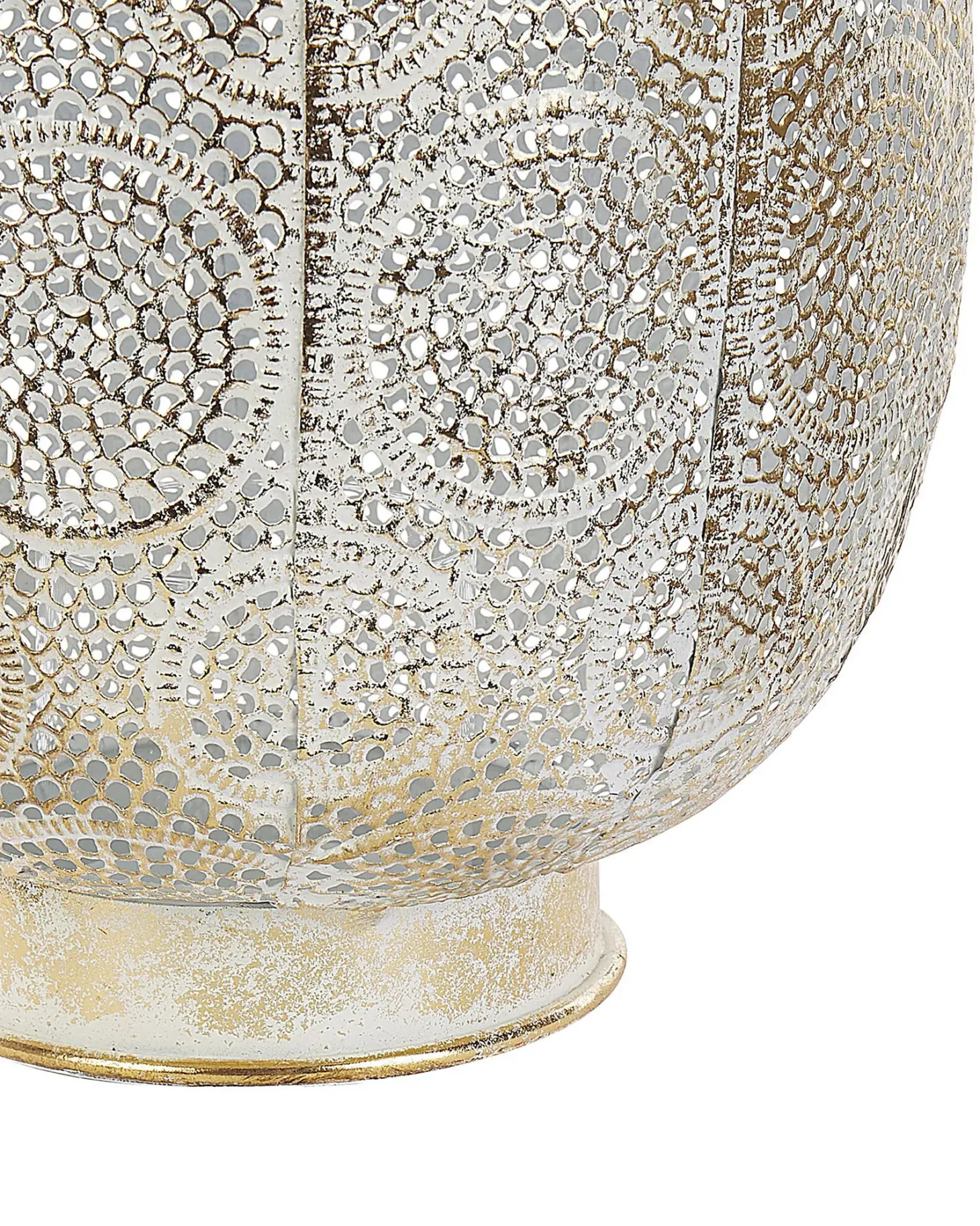 Lampion LANTAU Metal 40 cm Złoty