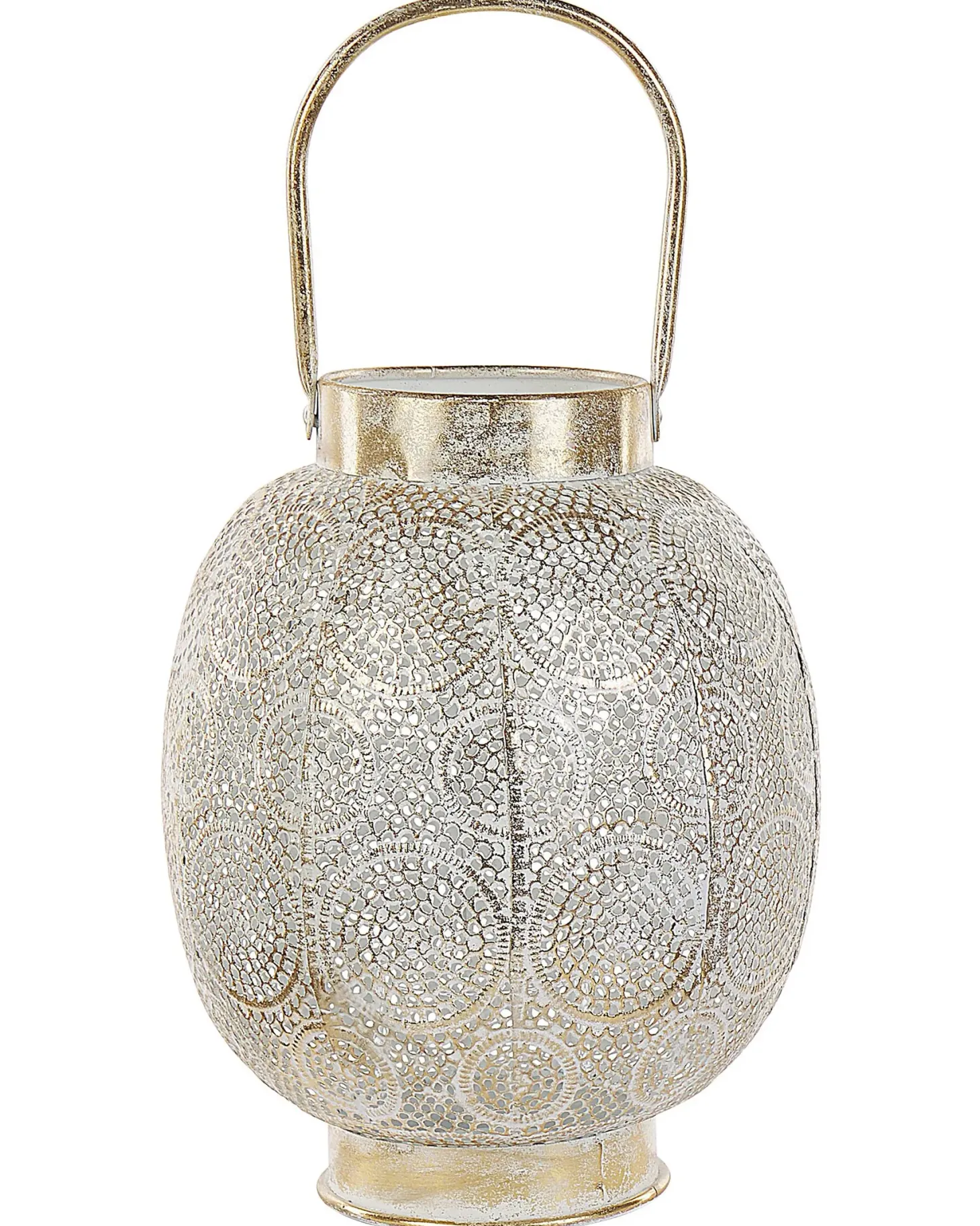 Lampion LANTAU Metal 30 cm Złoty
