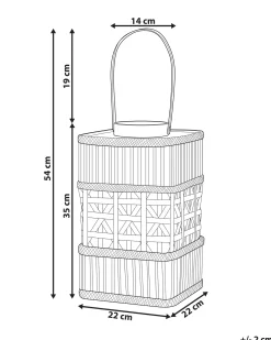 Lampion LUMBIS Bambus 54 cm Naturalny
