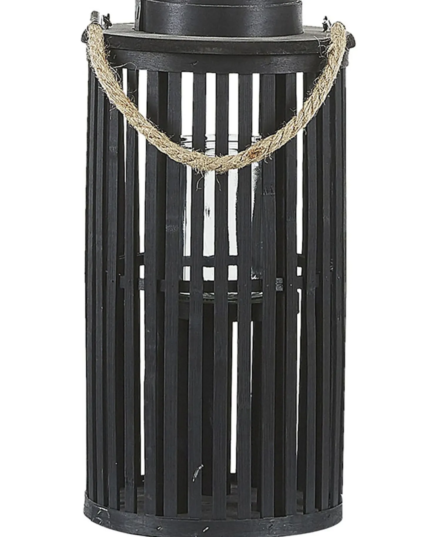 Lampion LUZON Wierzba 40 cm Czarny