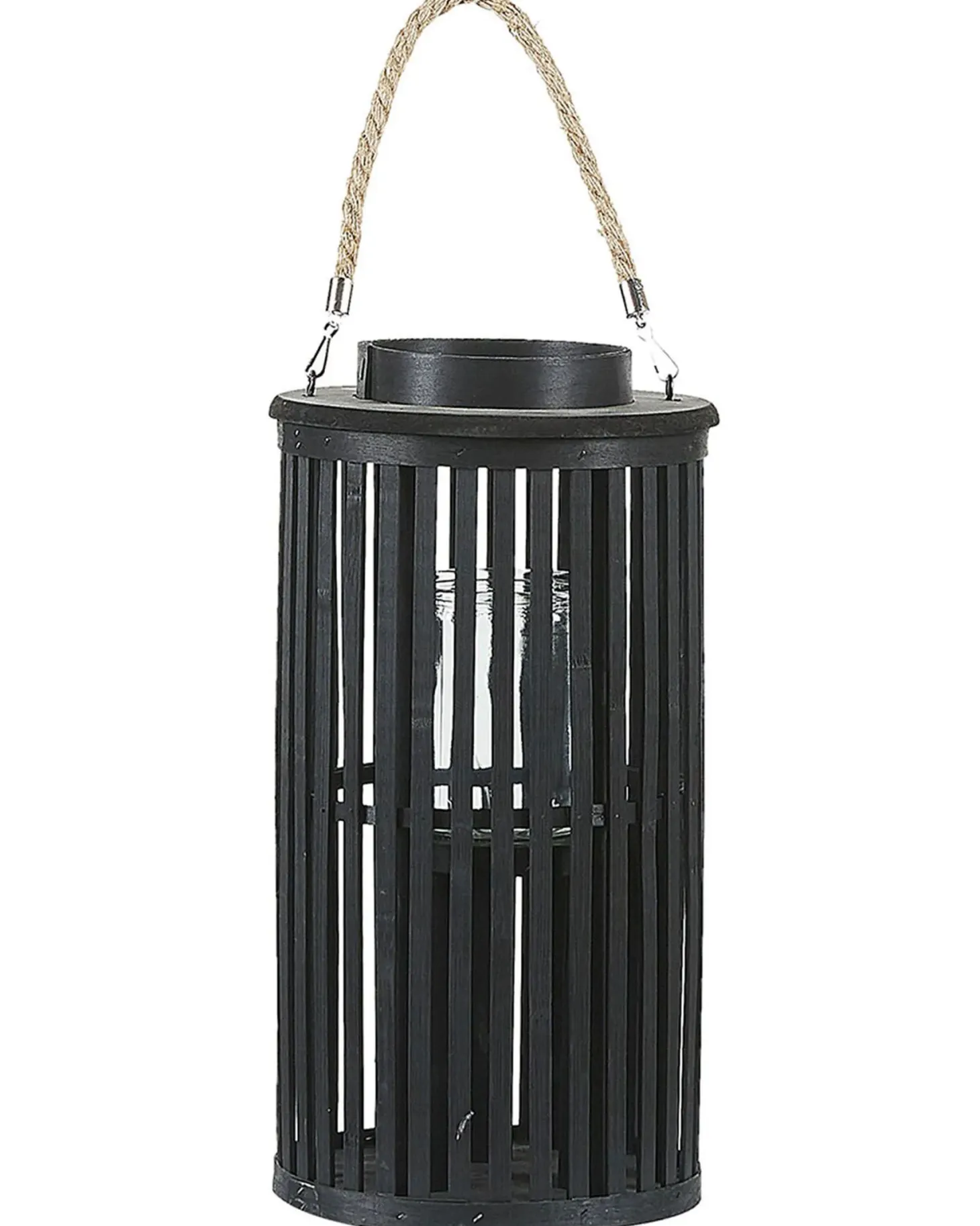 Lampion LUZON Wierzba 40 cm Czarny