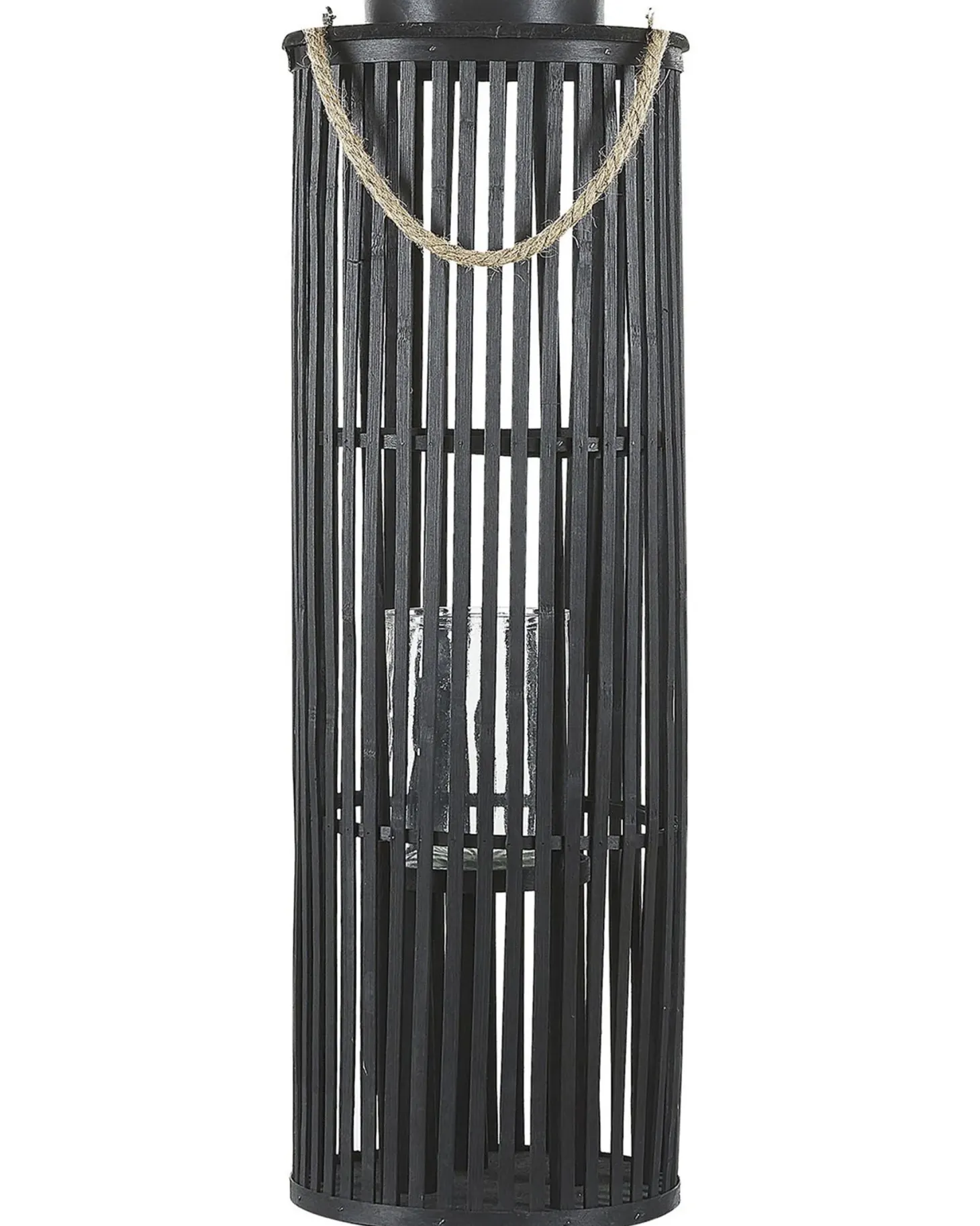 Lampion LUZON Wierzba 80 cm Czarny
