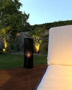 Lampion LUZON Wierzba 80 cm Czarny