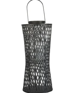 Lampion MACTAN Bambus 58 cm Czarny