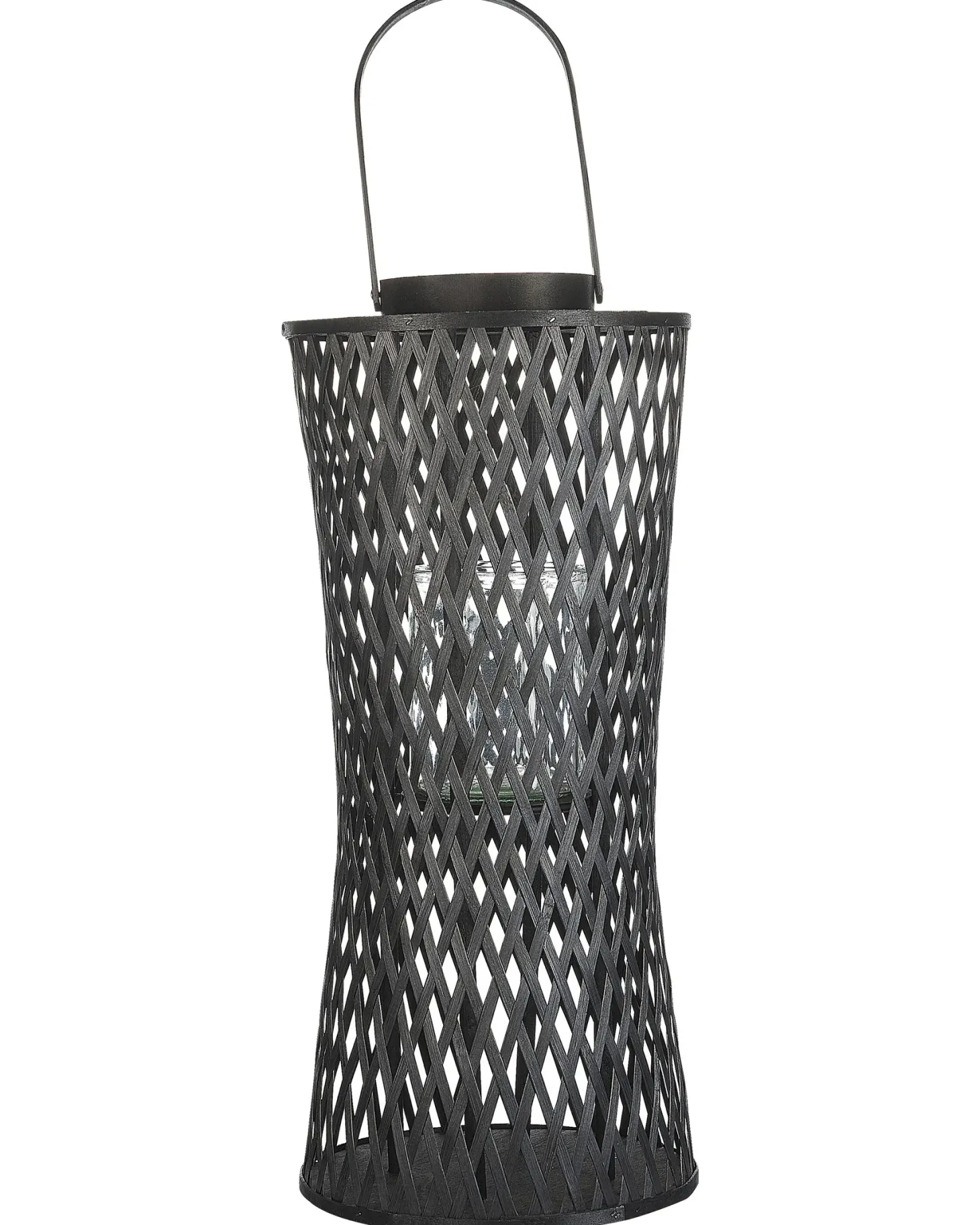 Lampion MACTAN Bambus 58 cm Czarny