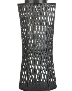 Lampion MACTAN Bambus 58 cm Czarny