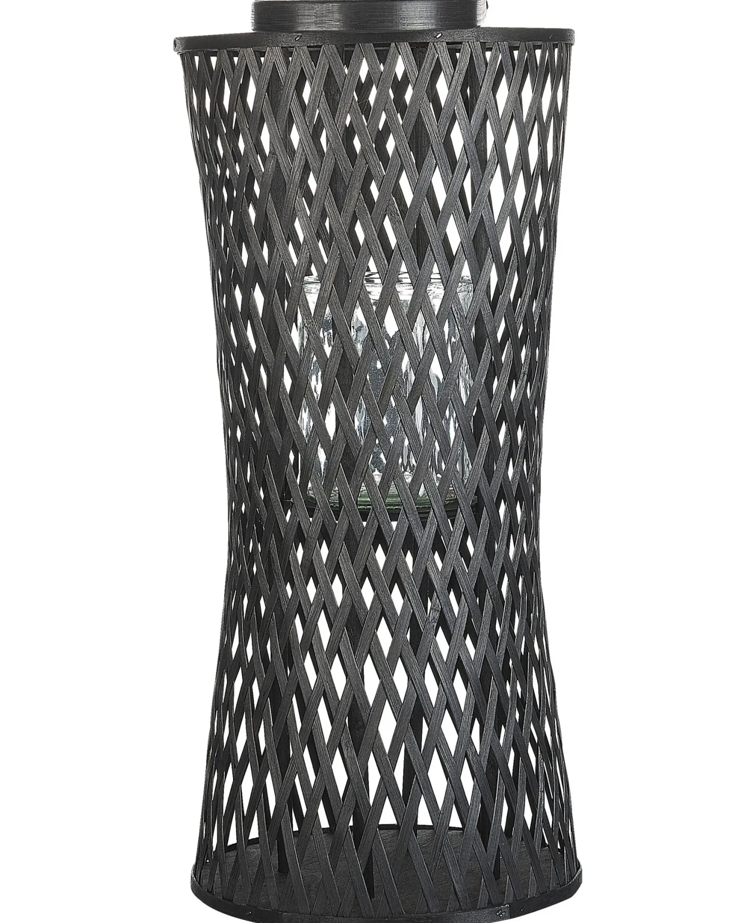 Lampion MACTAN Bambus 58 cm Czarny