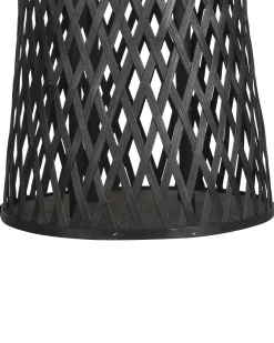 Lampion MACTAN Bambus 58 cm Czarny