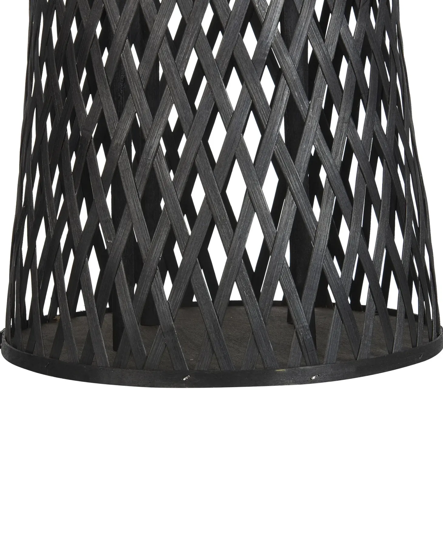 Lampion MACTAN Bambus 58 cm Czarny