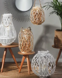 Lampion MAURITIUS Wierzba 30 cm Naturalny