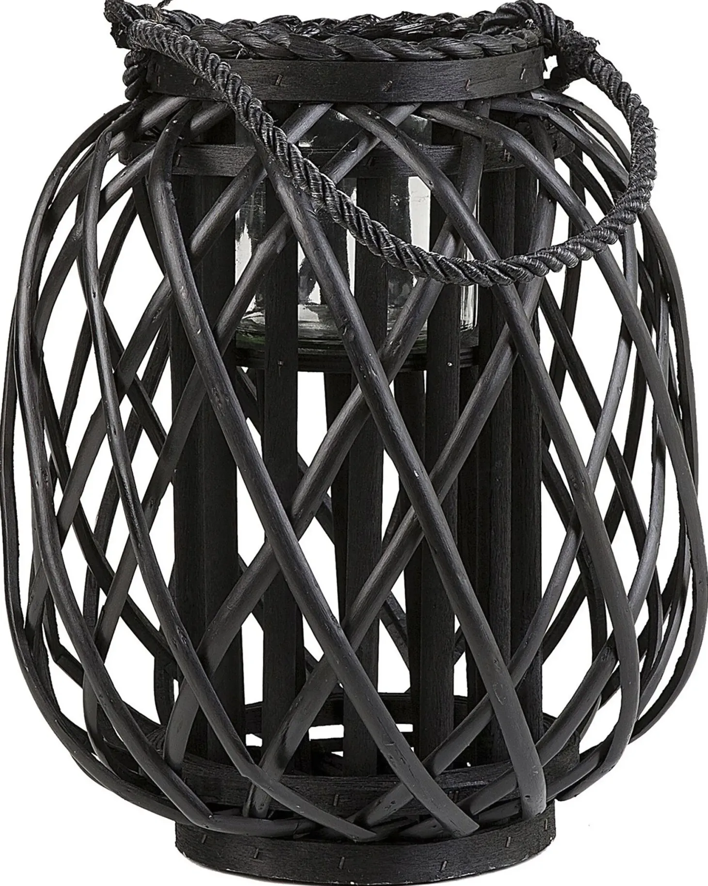 Lampion MAURITIUS Wierzba 30 cm Czarny
