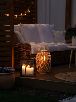 Lampion MAURITIUS Wierzba 40 cm Naturalny