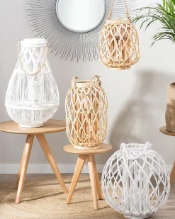 Lampion MAURITIUS Wierzba 40 cm Naturalny