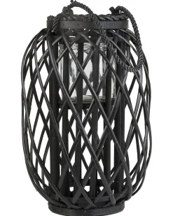 Lampion MAURITIUS Wierzba 40 cm Czarny