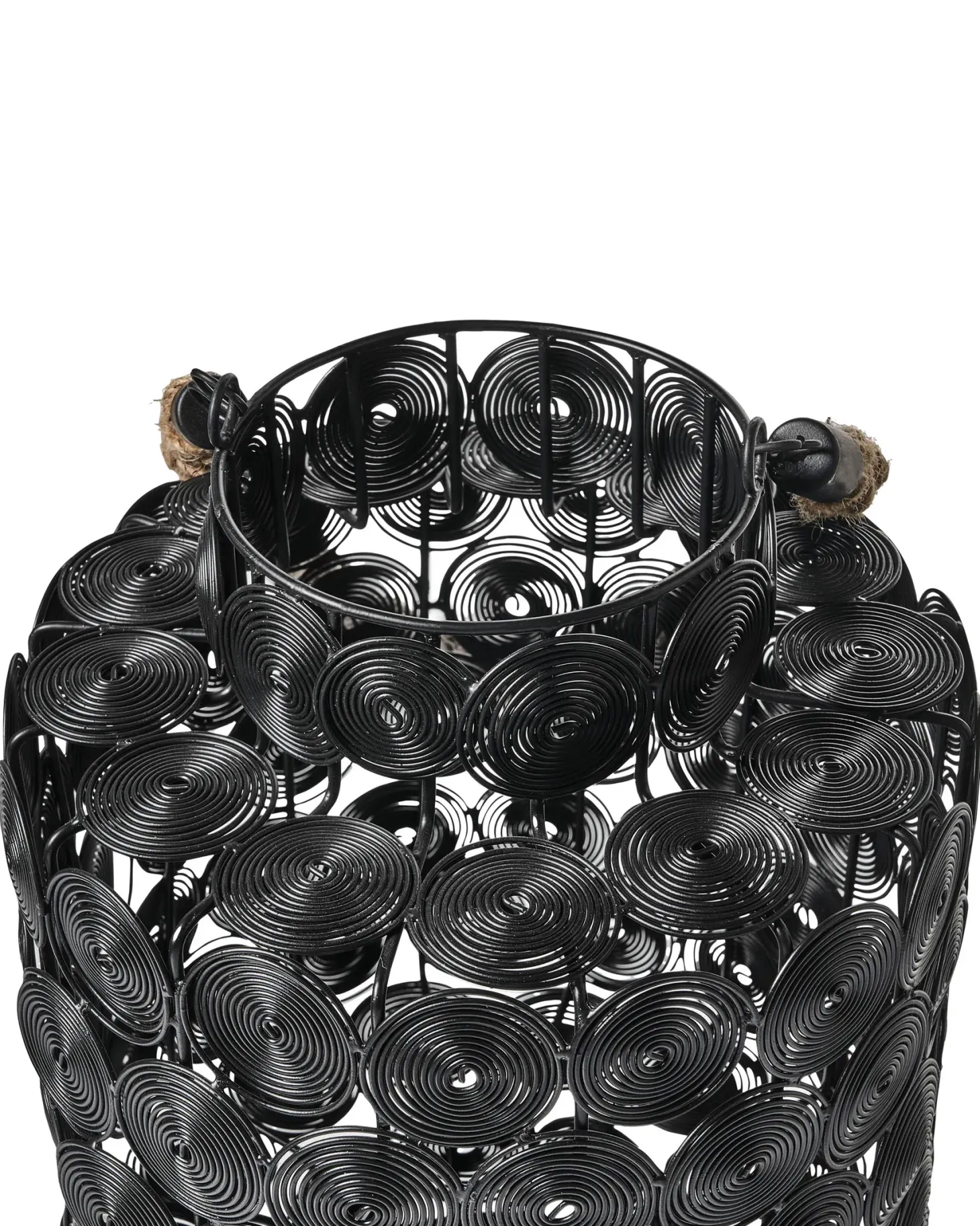 Lampion MMOJSTIR Metal 35 cm Czarny