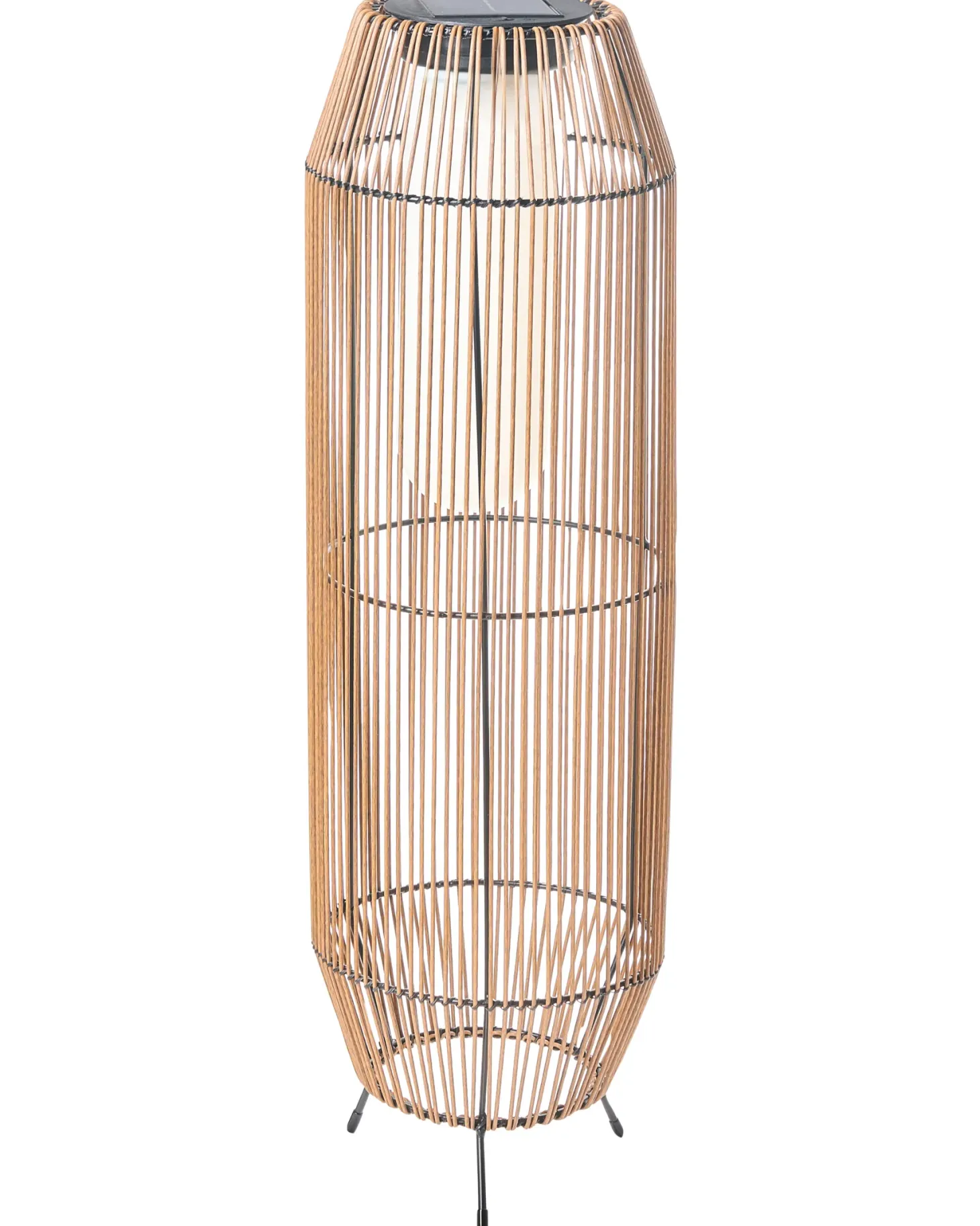 Lampion solarny DONGWE 70 cm Naturalny