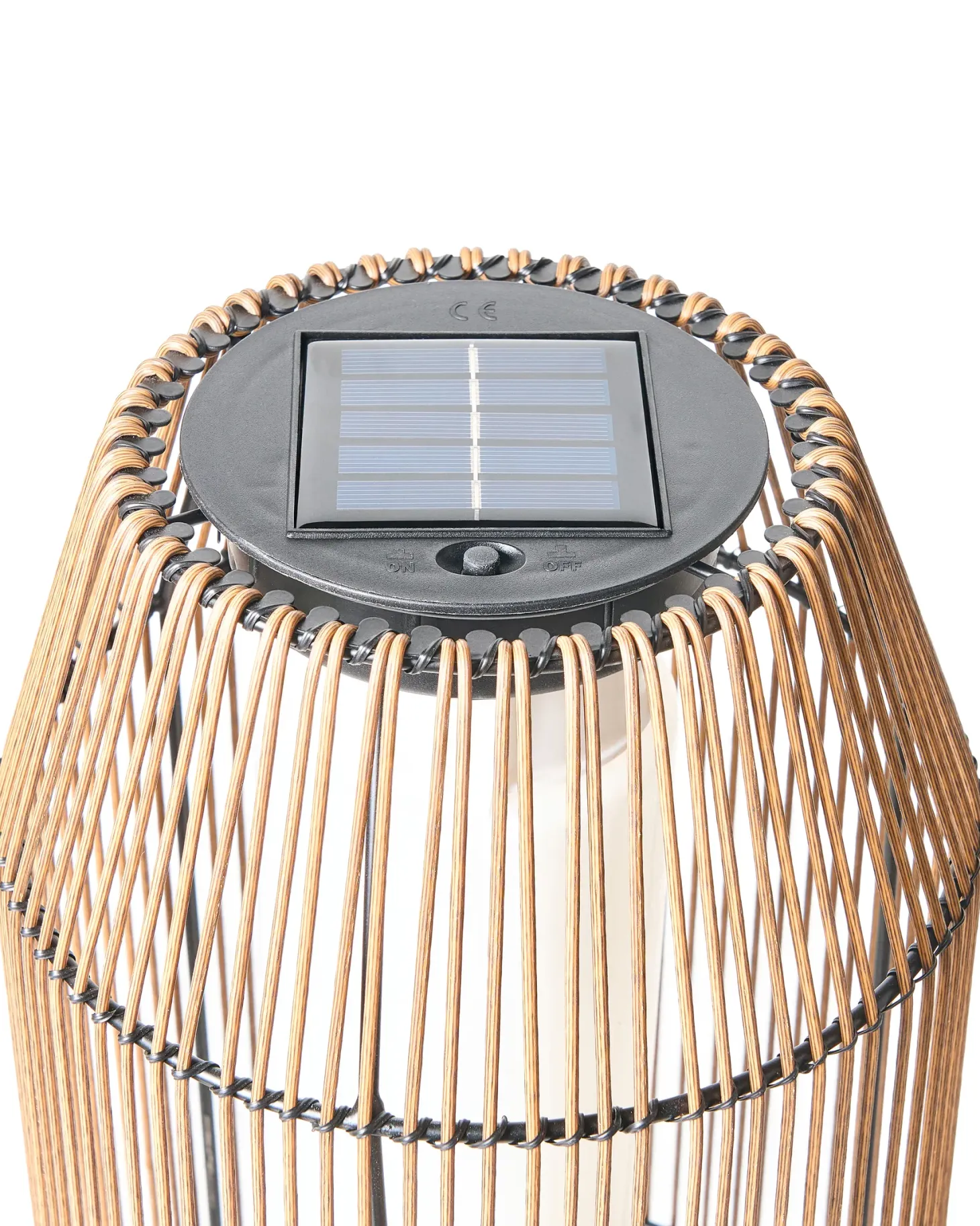 Lampion solarny DONGWE 70 cm Naturalny