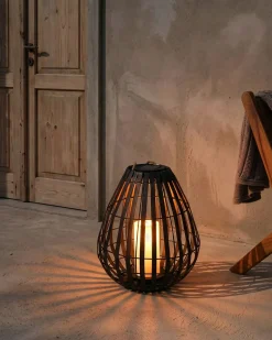 Lampion solarny LUFUPA 61 cm Ciemnobrązowy