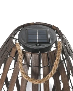 Lampion solarny LUFUPA 61 cm Ciemnobrązowy