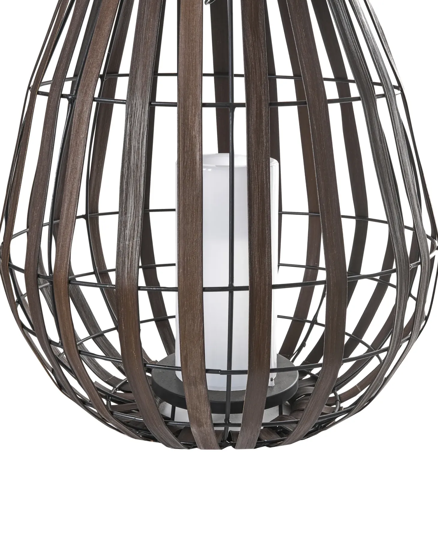 Lampion solarny LUFUPA 61 cm Ciemnobrązowy
