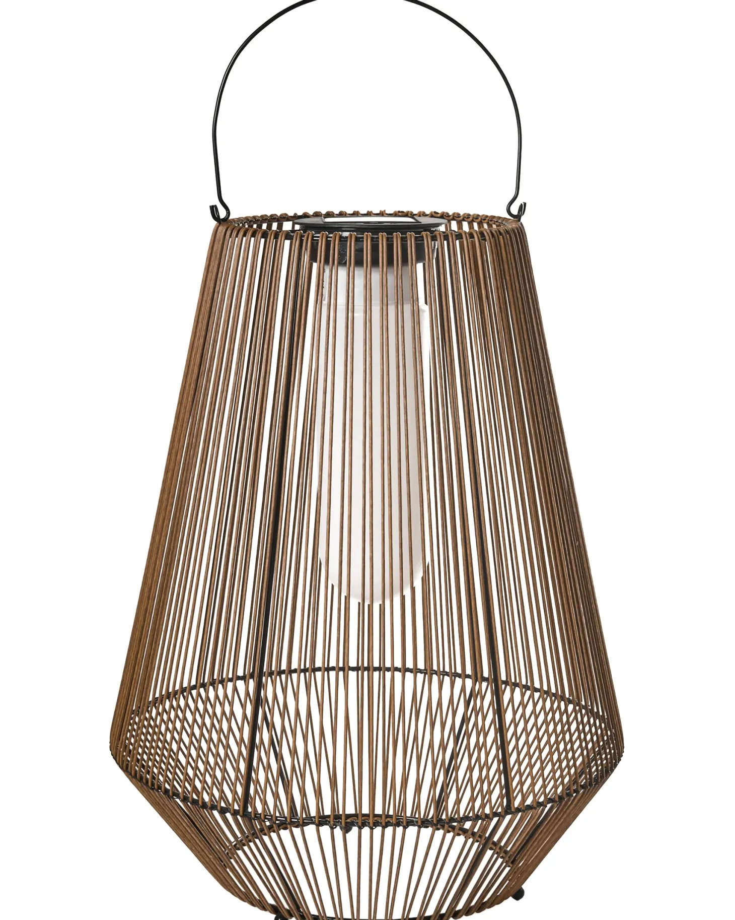Lampion solarny LUSWISHI 68 cm Naturalny