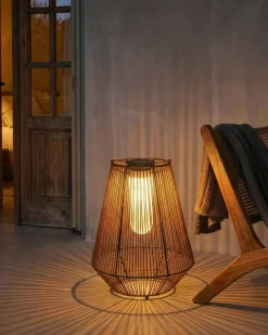 Lampion solarny LUSWISHI 68 cm Naturalny