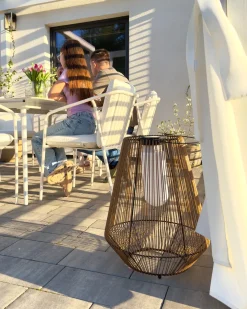 Lampion solarny LUSWISHI 68 cm Naturalny