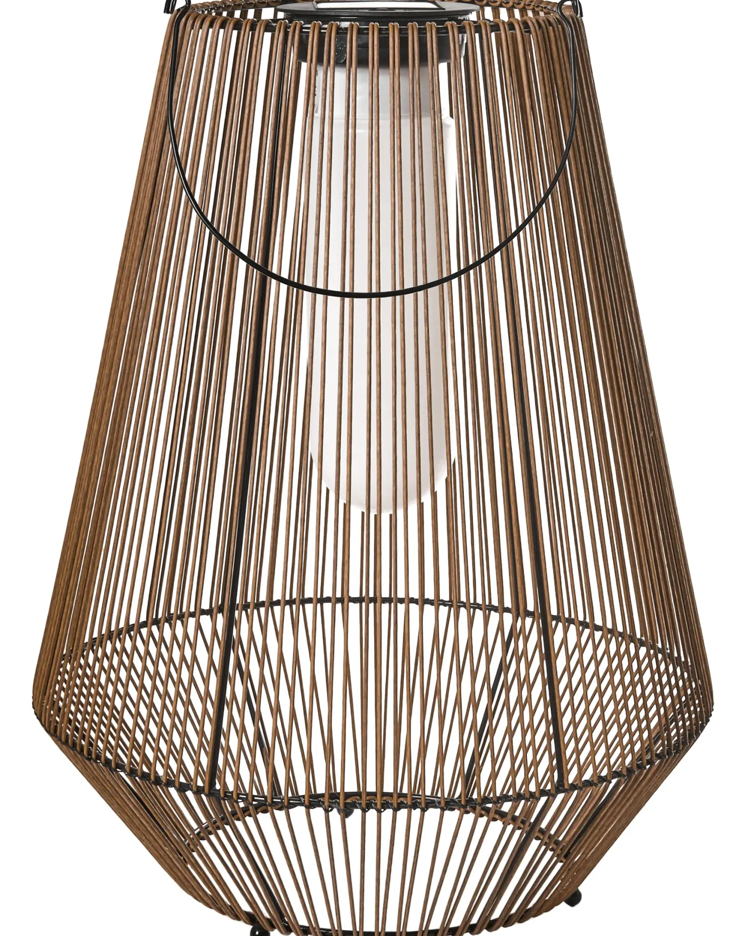 Lampion solarny LUSWISHI 68 cm Naturalny