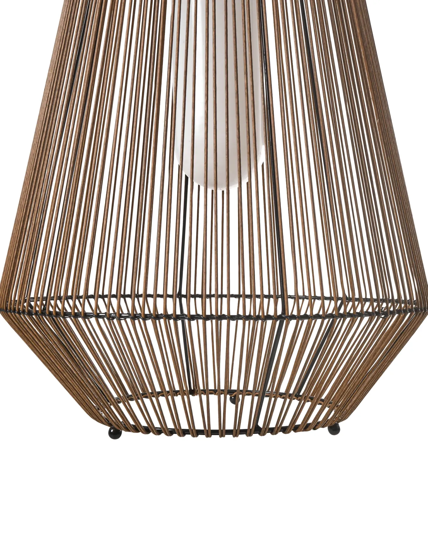 Lampion solarny LUSWISHI 68 cm Naturalny