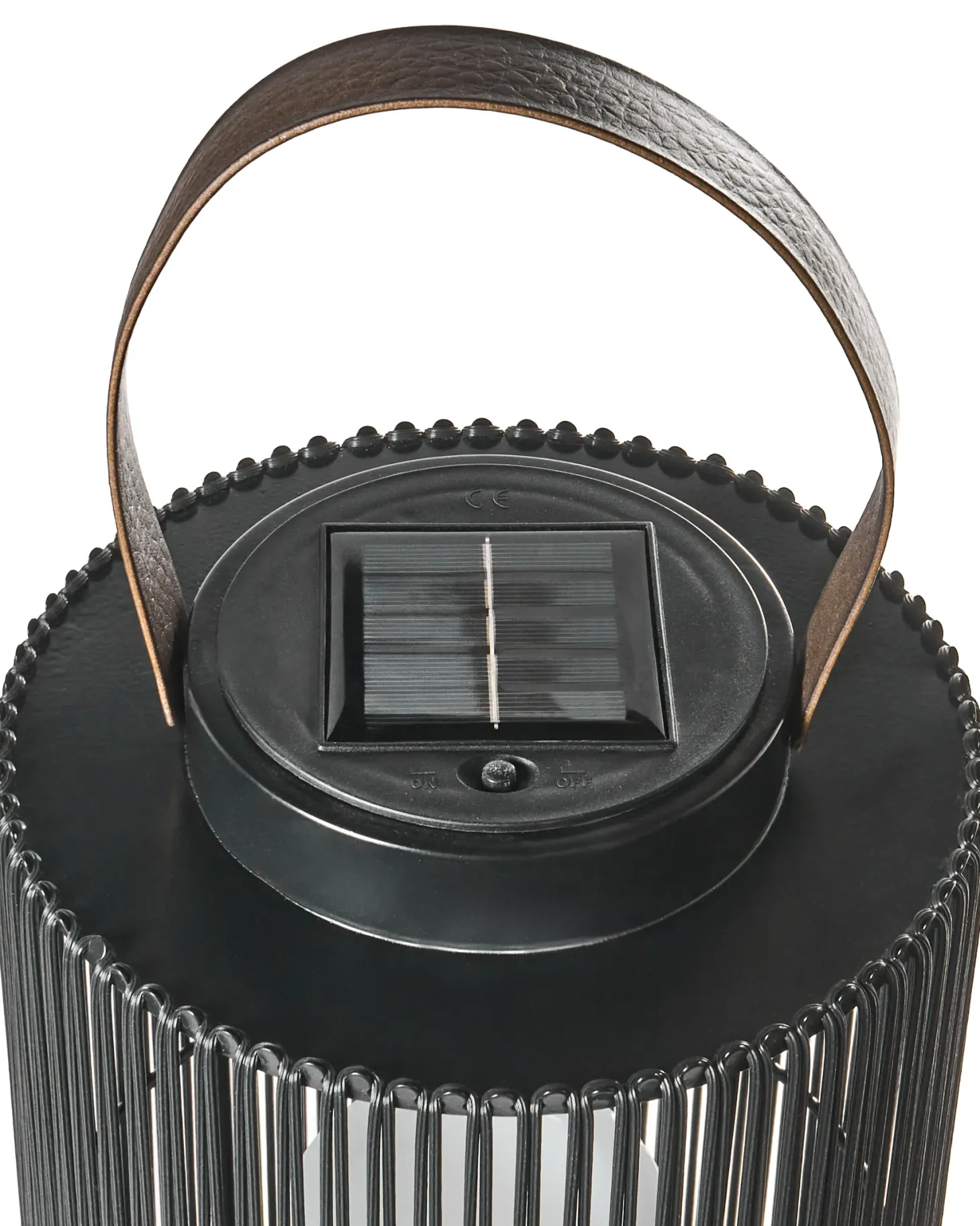 Lampion solarny MACHILI 53 cm Czarny