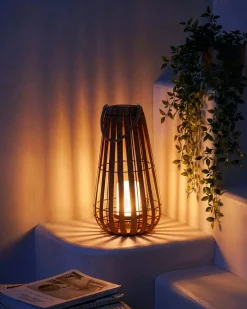 Lampion solarny MATETSI 58 cm Jasnobrązowy