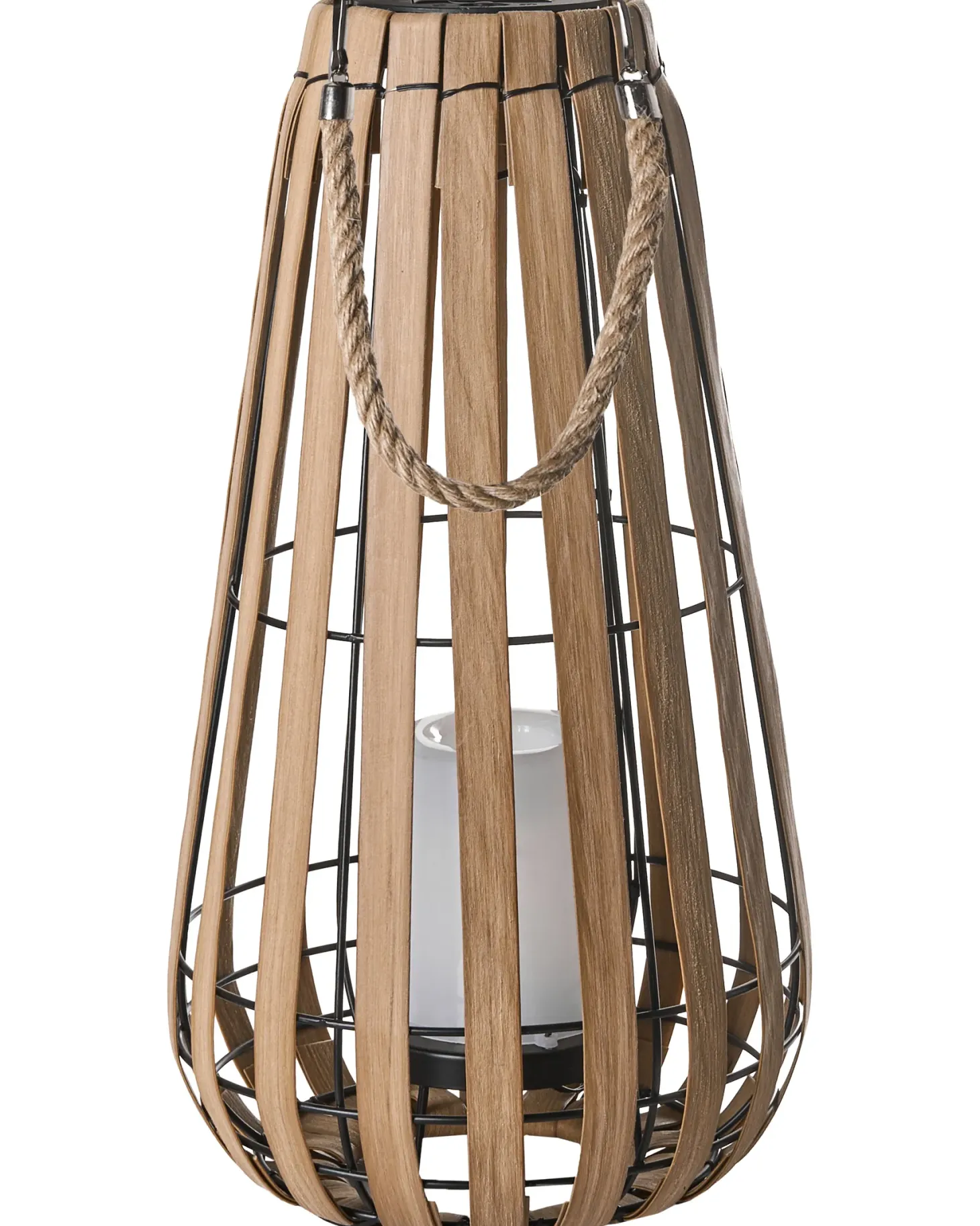 Lampion solarny MATETSI 58 cm Jasnobrązowy