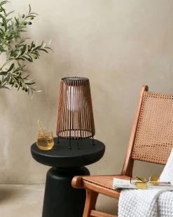 Lampion solarny SEMLIKI 35 cm Naturalny