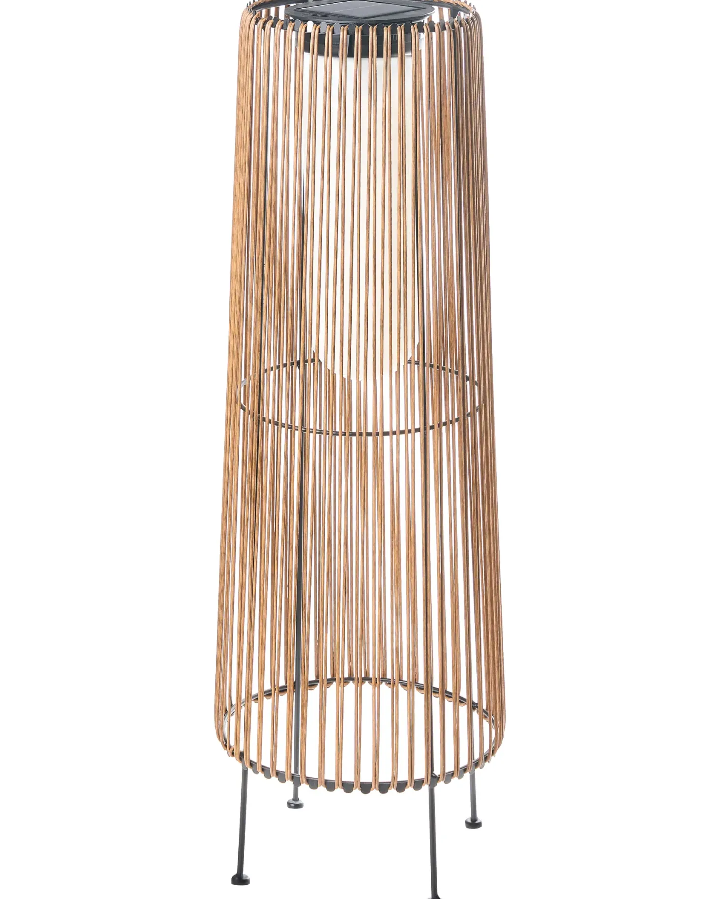 Lampion solarny SEMLIKI 68 cm Naturalny
