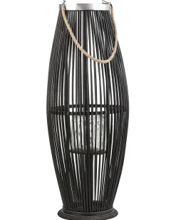 Lampion TAHITI Bambus 72 cm Czarny