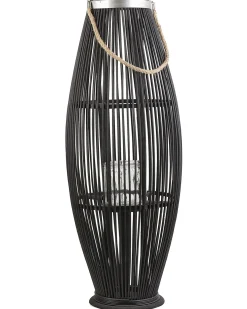 Lampion TAHITI Bambus 84 cm Czarny