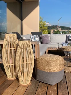 Lampion TAHITI Bambus 84 cm Naturalny