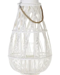 Lampion TONGA Bambus 56 cm Biały