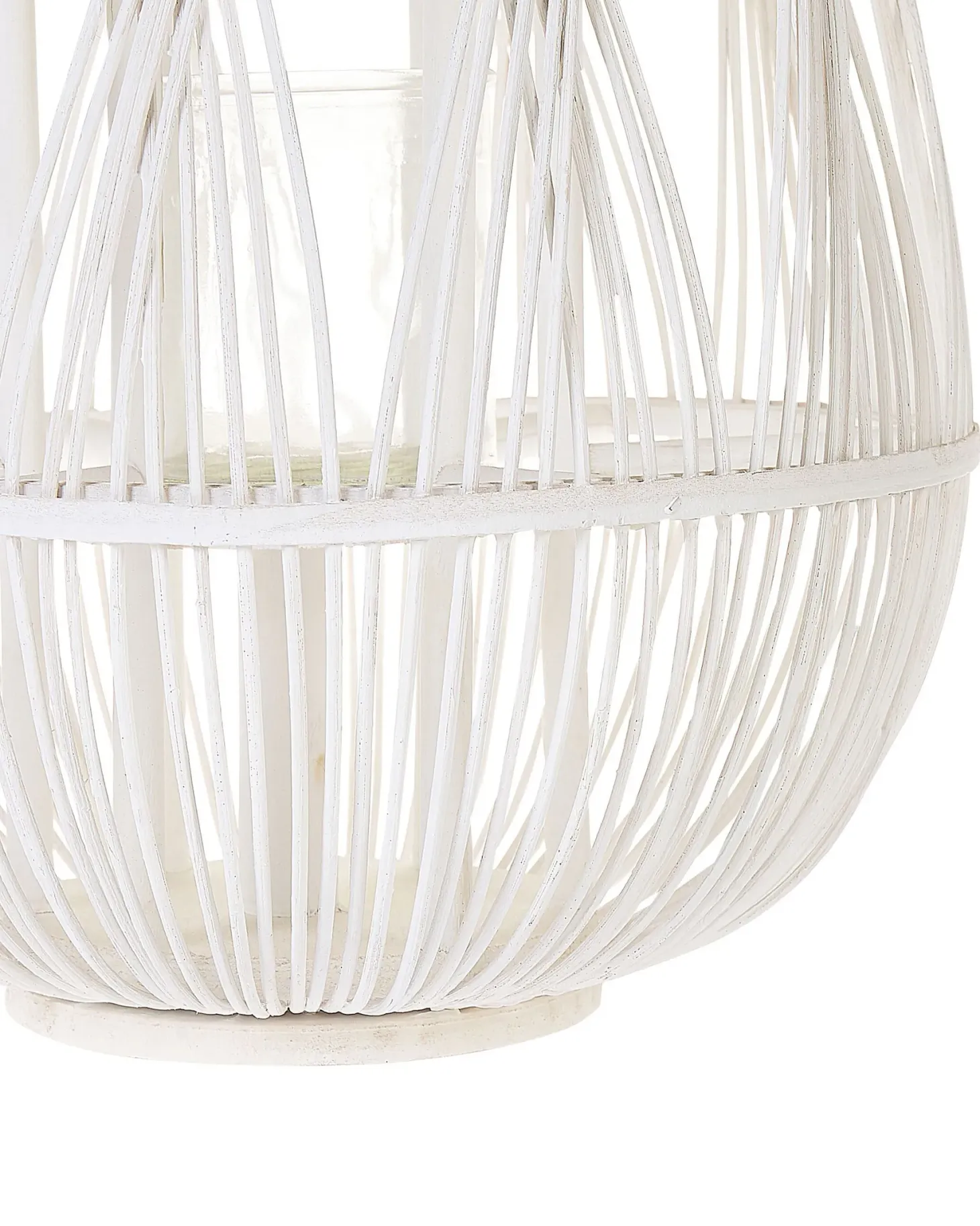 Lampion TONGA Bambus 56 cm Biały