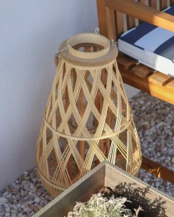 Lampion TONGA Bambus 56 cm Naturalny