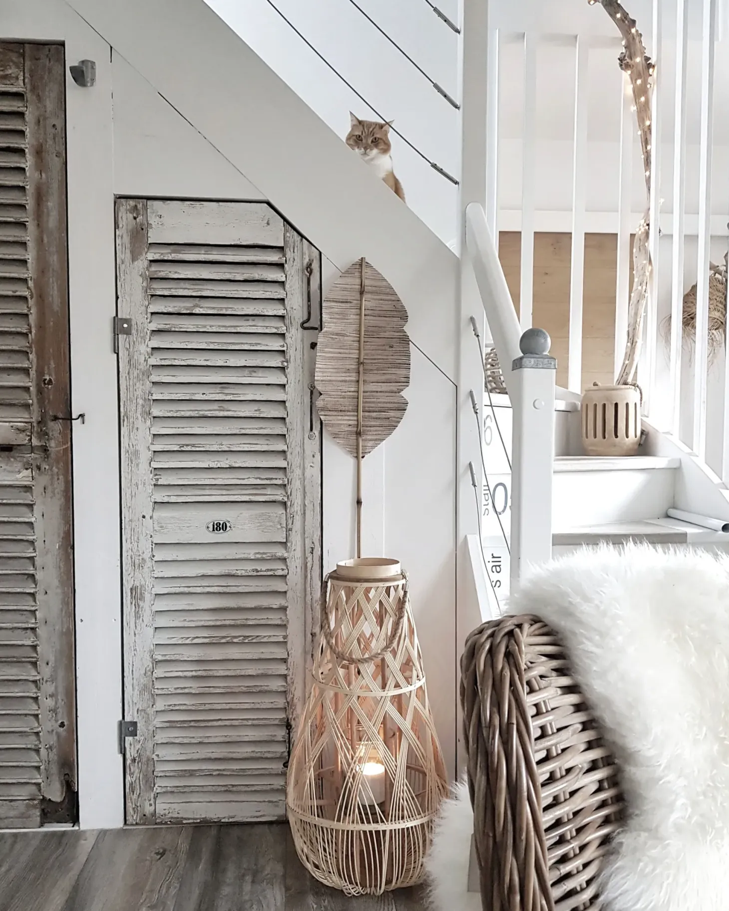 Lampion TONGA Bambus 77 cm Naturalny