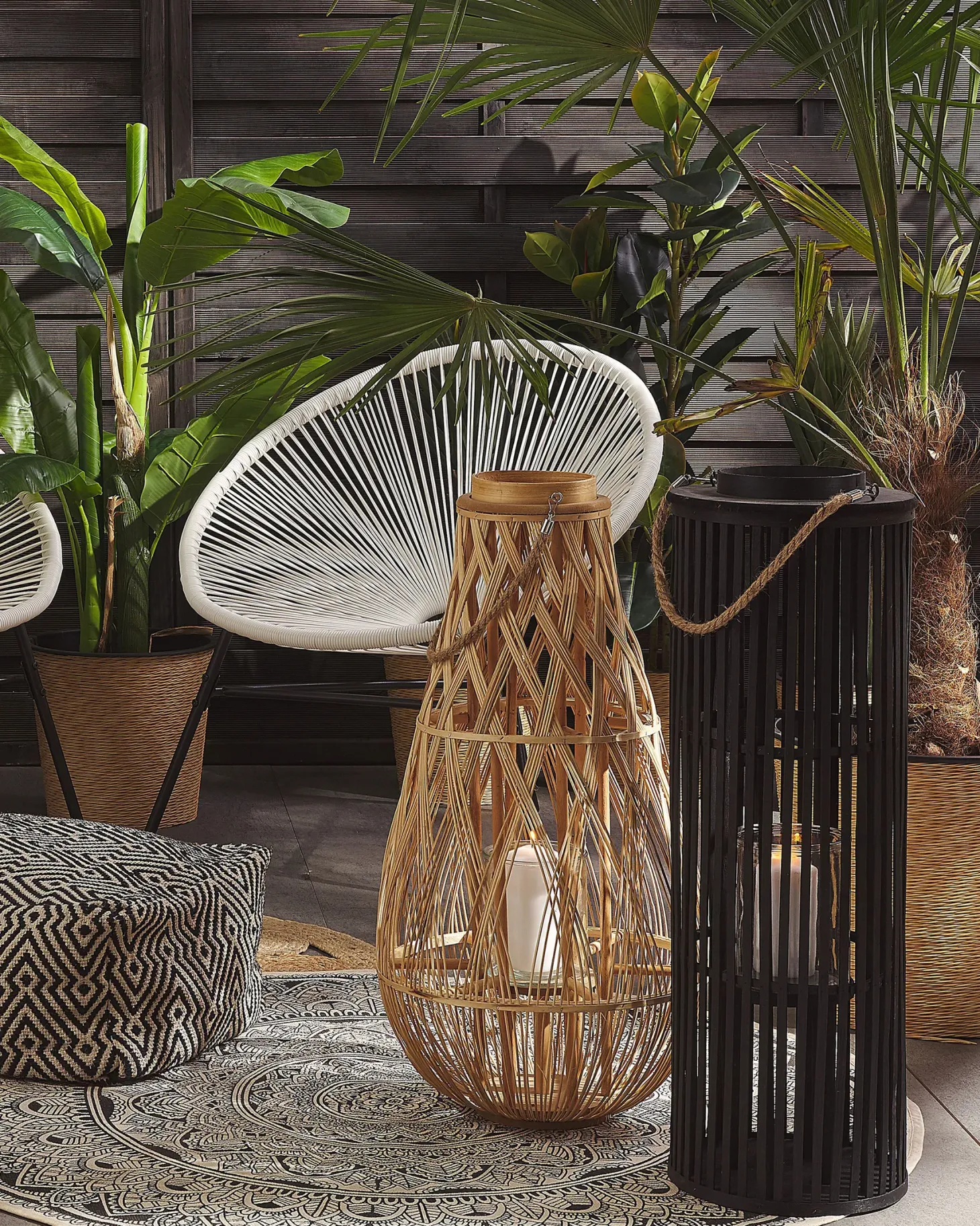 Lampion TONGA Bambus 77 cm Naturalny