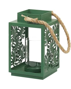 Lampion UNIMAK Metal 25 cm Zielony